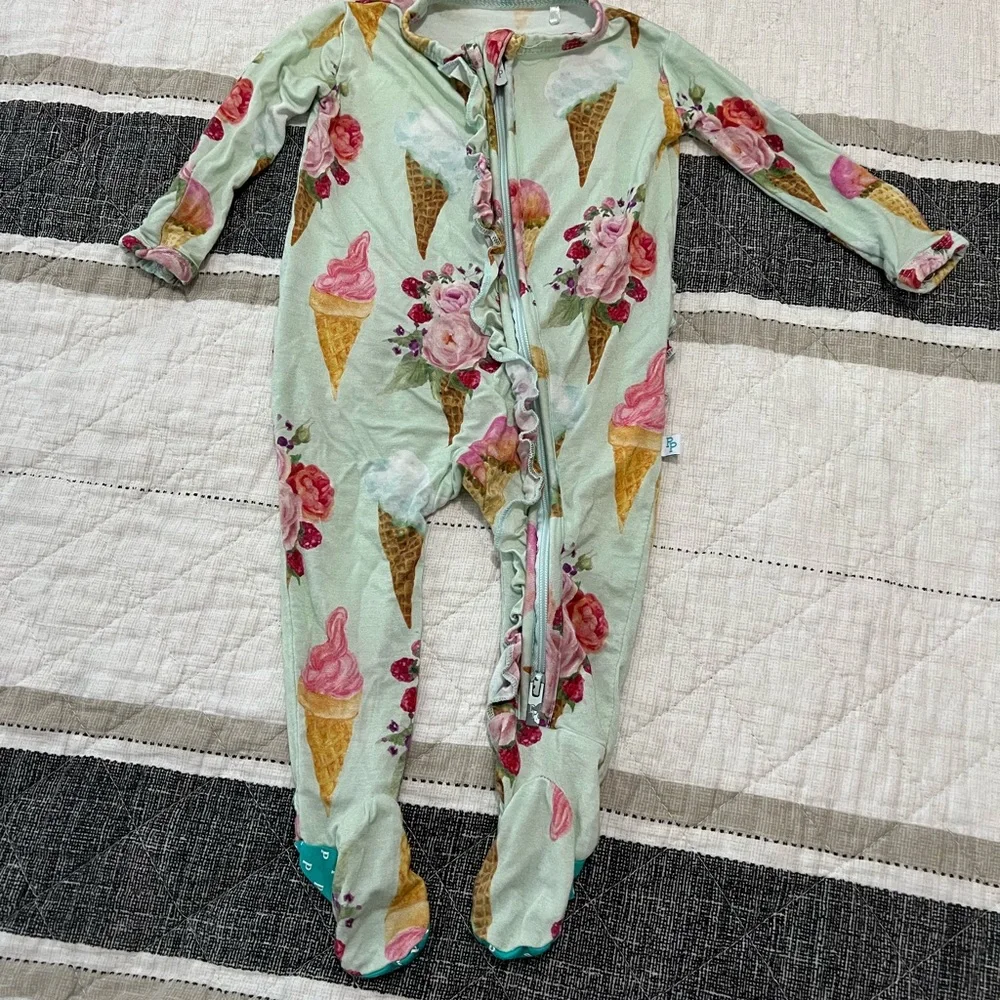 Floral Ice Cream Print Posh Peanut